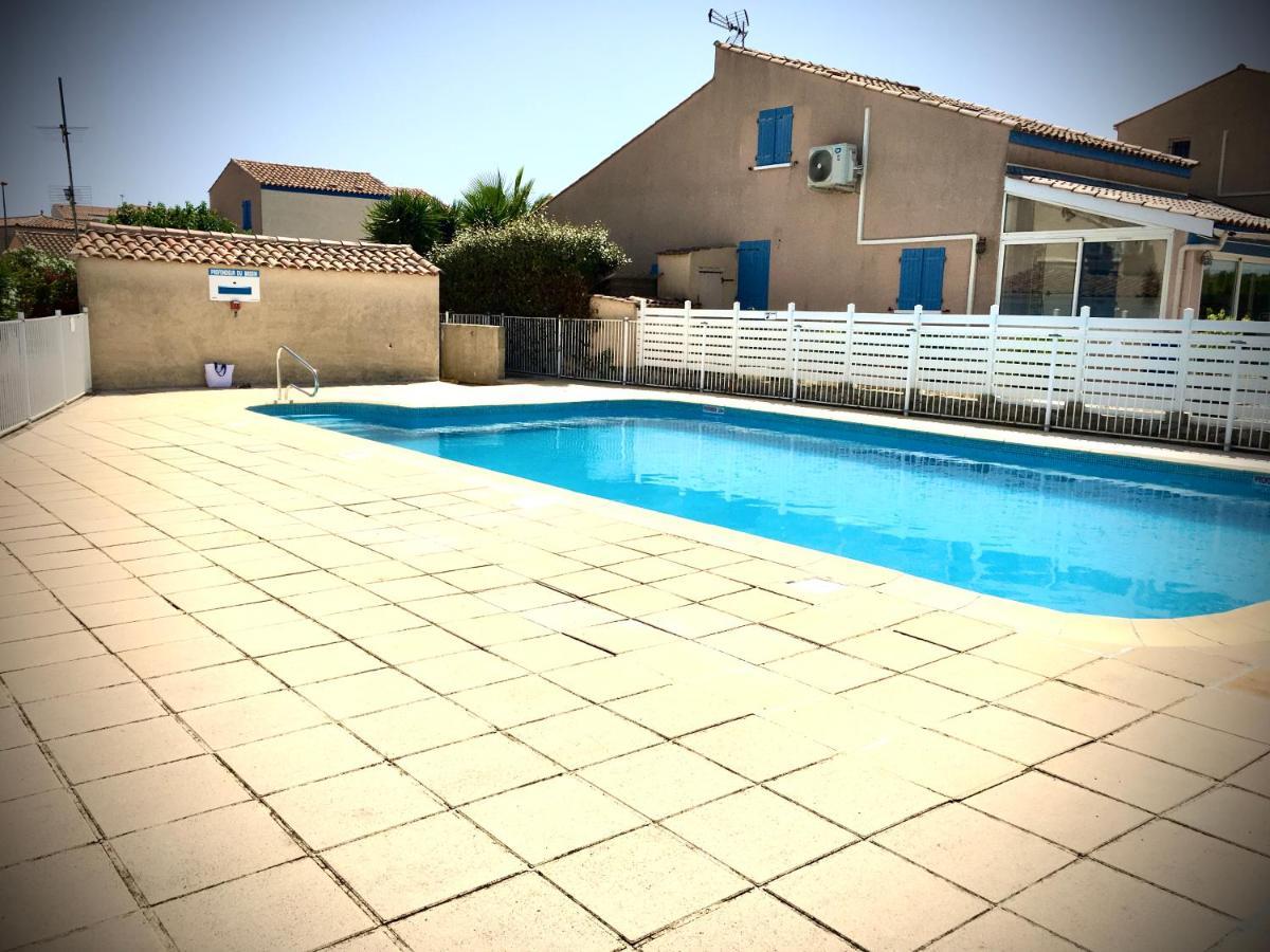 De La Clape A La Mer Mon Petit Pavillon Labellise - F2- Piscine Commune - Wifi Gratuit- Parking Prive - Arrivee Autonome - 800 M Plage - Grande Terrasse Abritee Vent - Saint-Pierre-la-Mer  Экстерьер фото